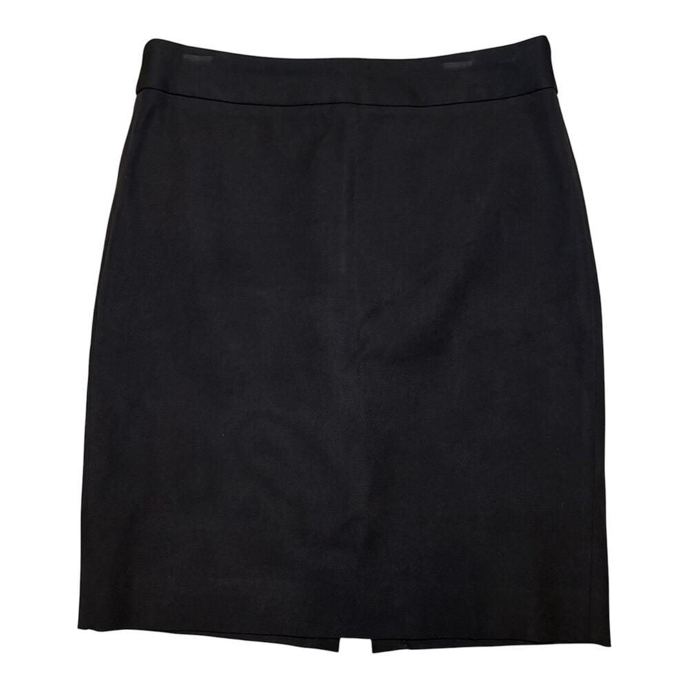 Banana Republic Skirt Women 12 Black Pencil Knee Length Business Career Office